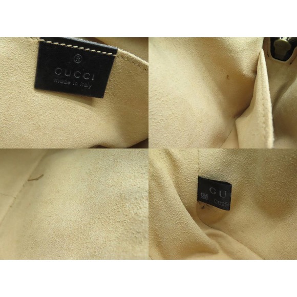 💎✨BEAUTIFUL✨💎 Authentic Gucci GG Shoulder Bag Calfskin Leather Black - Picture 14 of 14